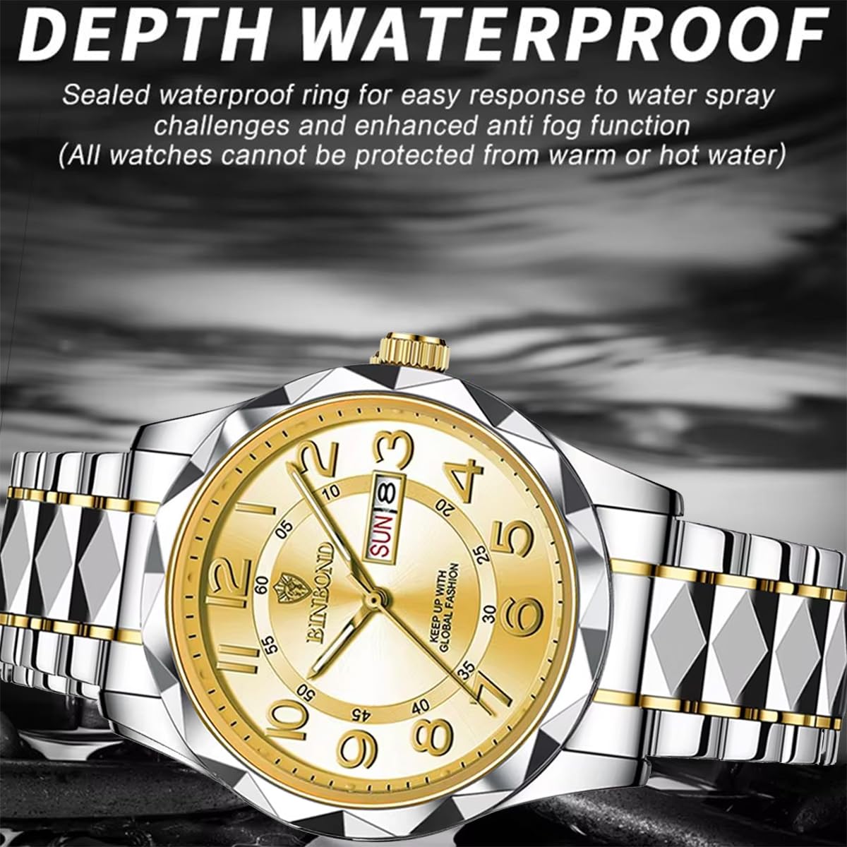 Men's Stainless Steel Quartz Watch