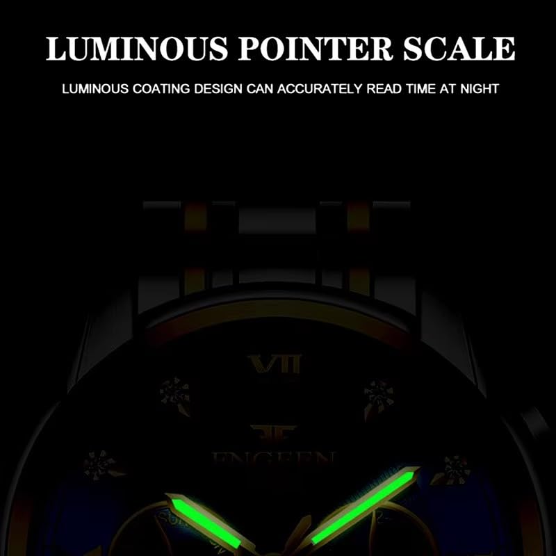 Luxury Men's Stainless Steel Watch