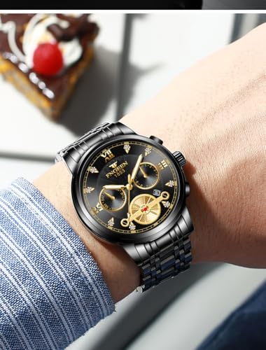 Luxury Men's Stainless Steel Watch