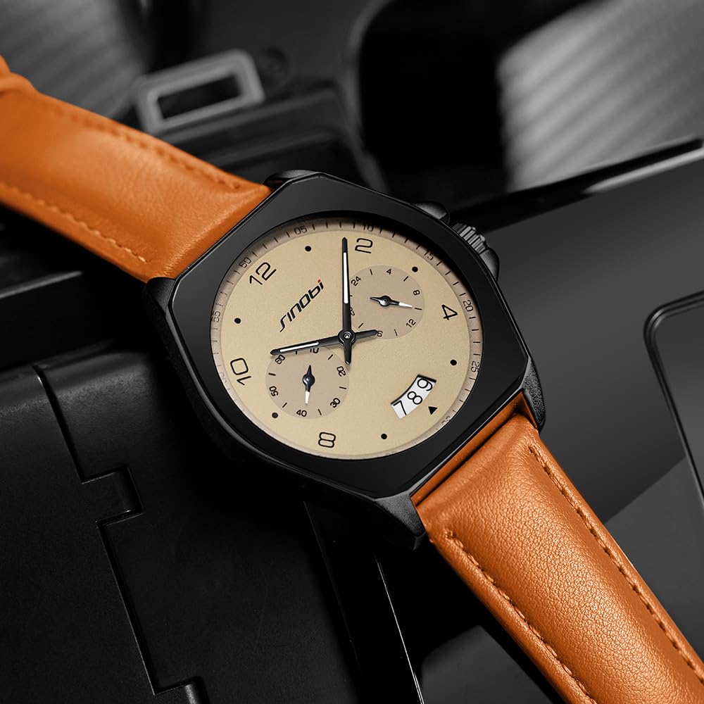 Men's Analog Quartz Business Watch