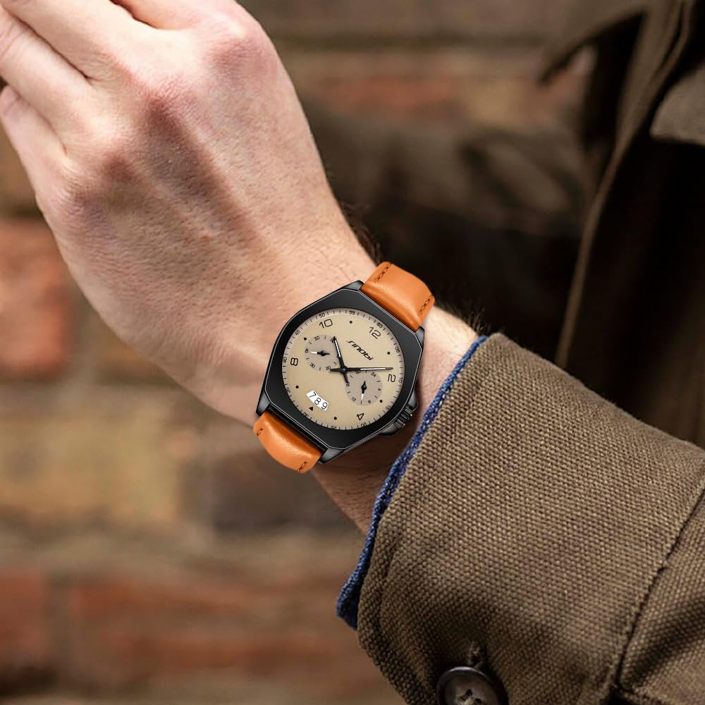 Men's Analog Quartz Business Watch