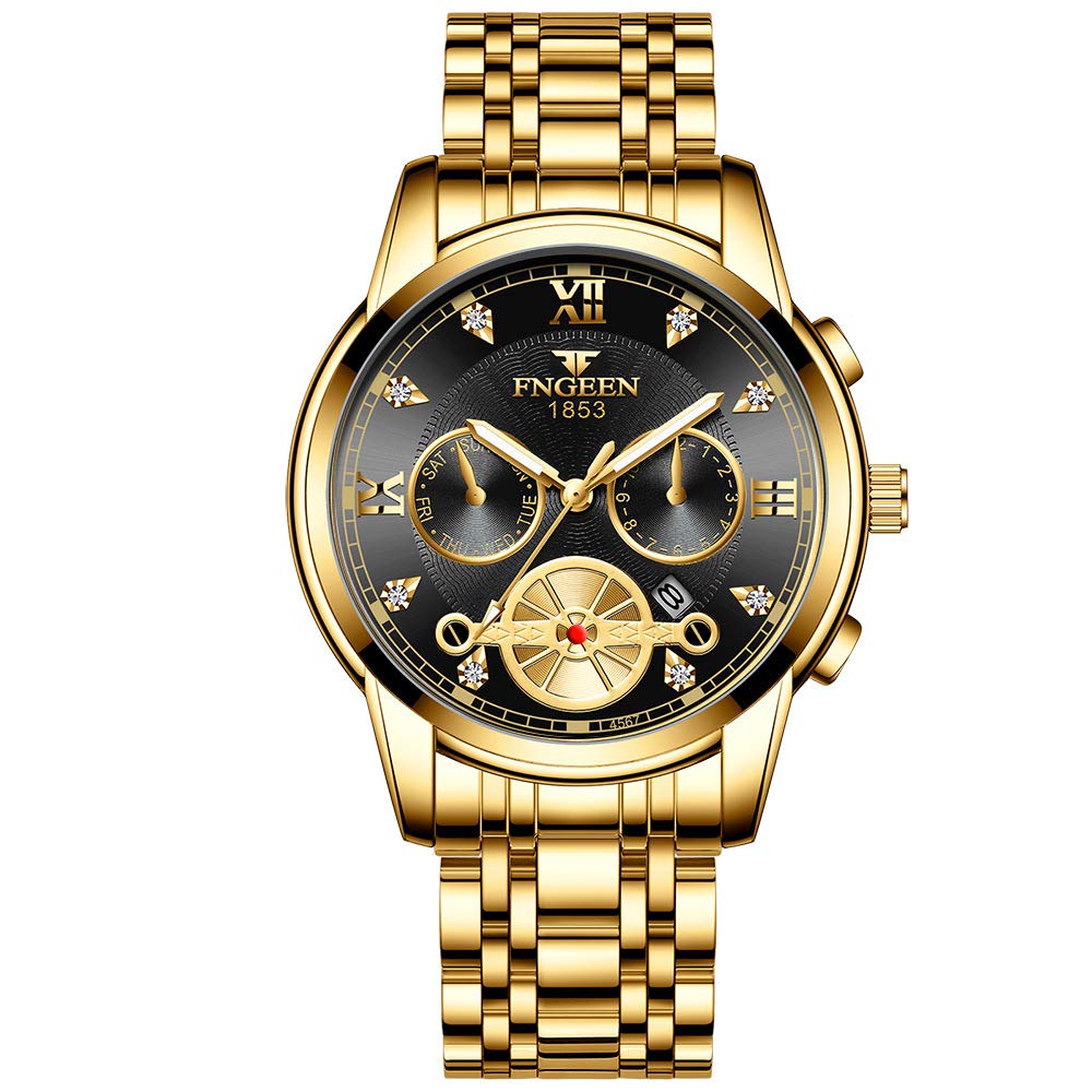 Luxury Men's Stainless Steel Watch