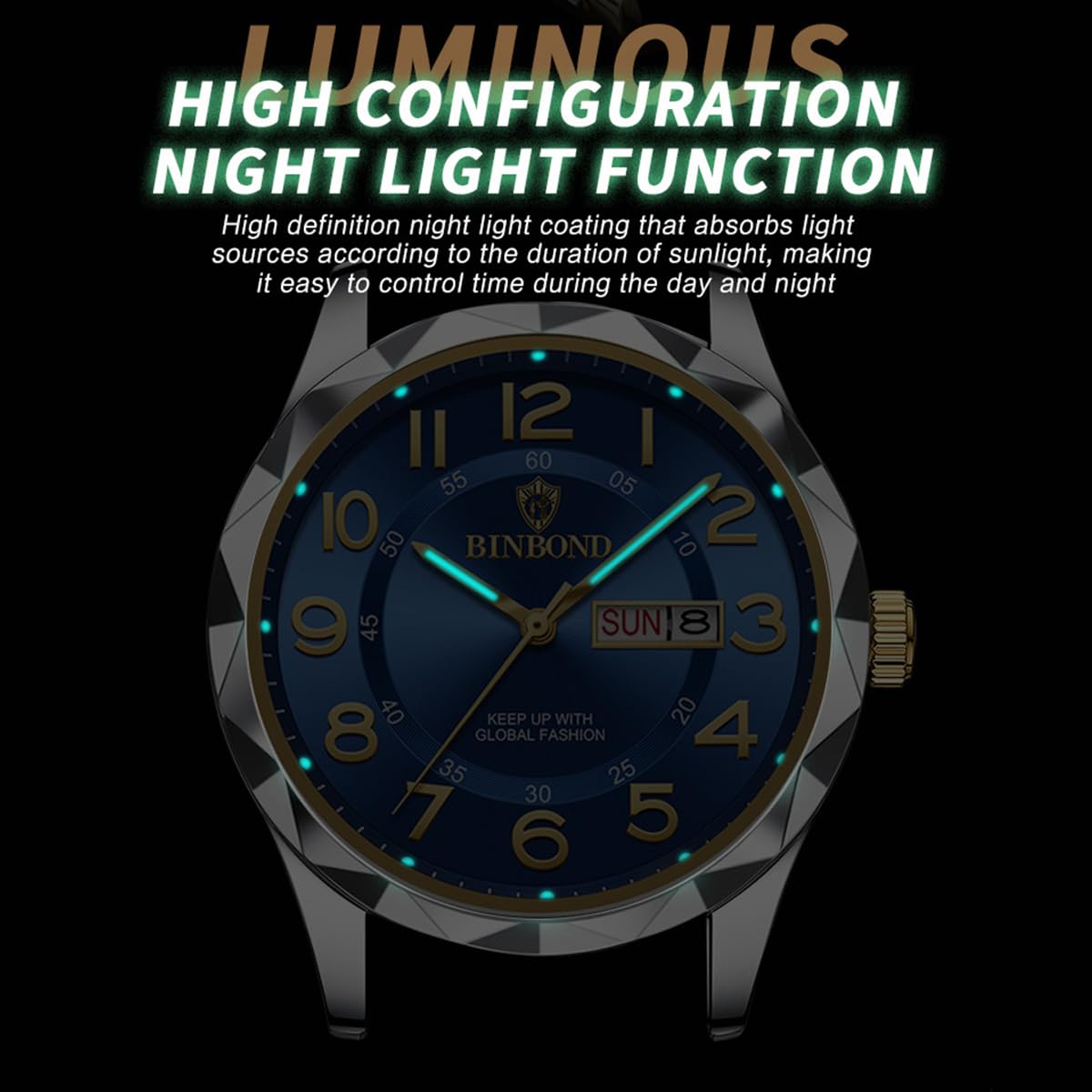 Men's Stainless Steel Quartz Watch