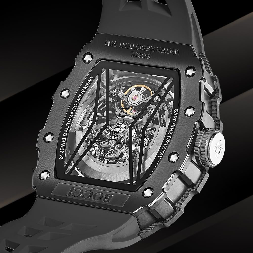 BOCCI Skeleton Automatic Men’s Watch Red