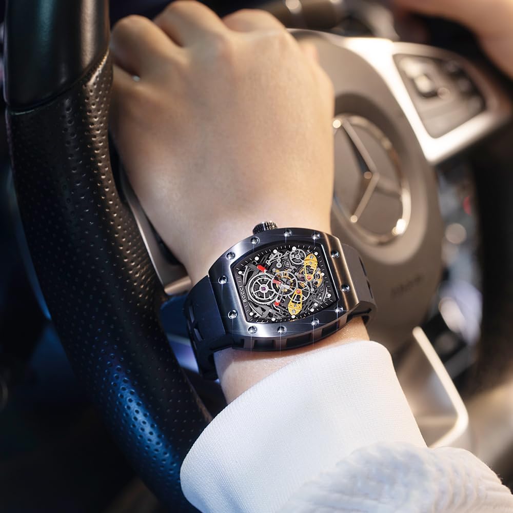 BOCCI Skeleton Automatic Men’s Watch Red