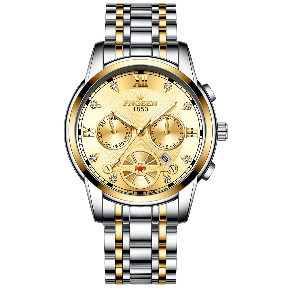 Luxury Men's Stainless Steel Watch