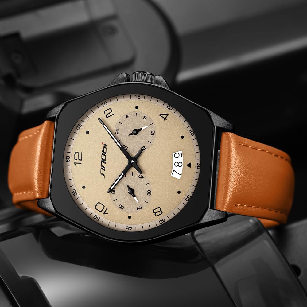 Men's Analog Quartz Business Watch