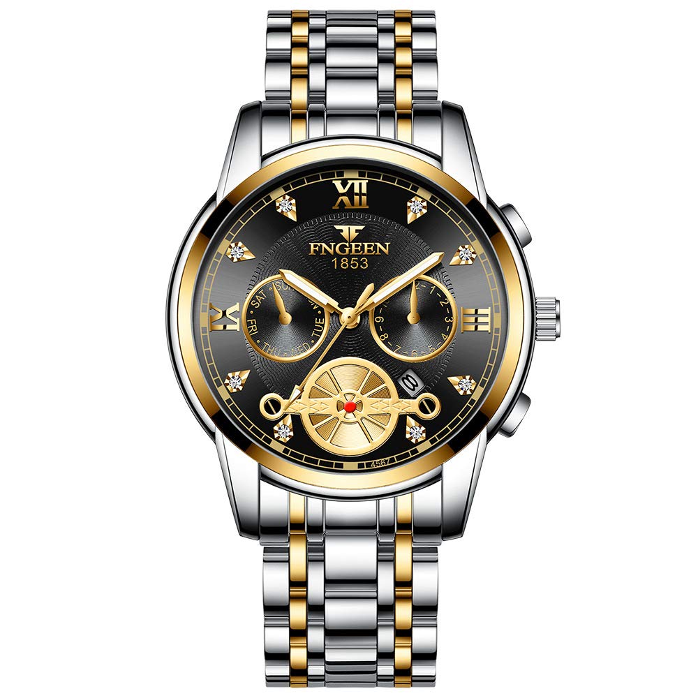 Luxury Men's Stainless Steel Watch