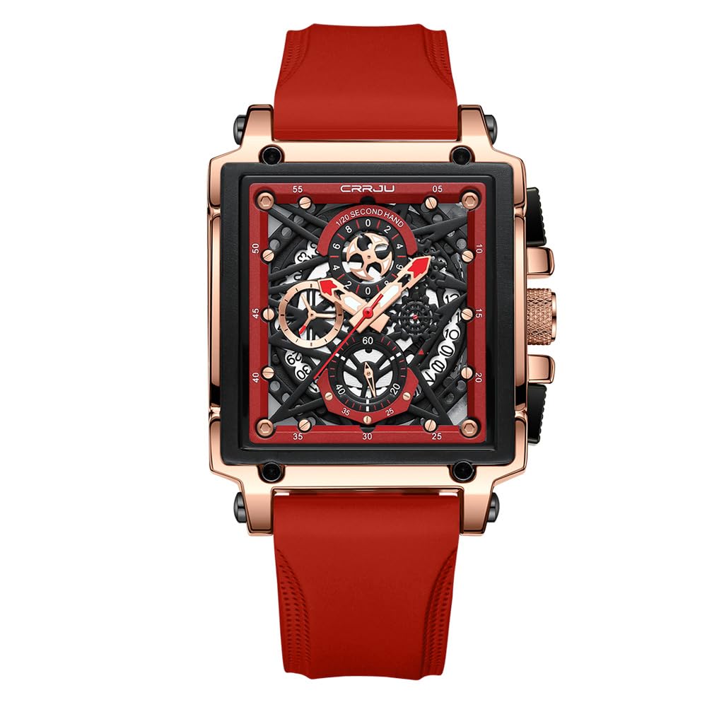 CRRJU Men's Luxury Chronograph Watch