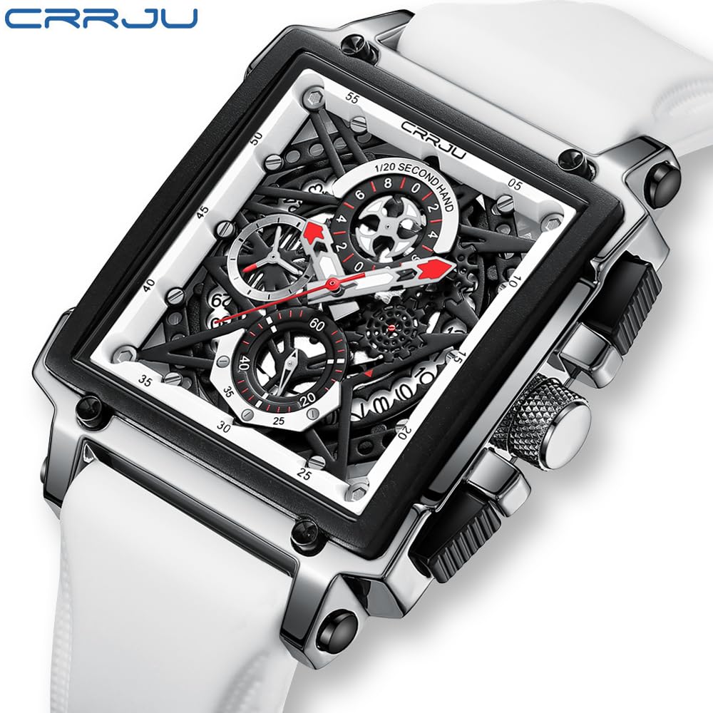 CRRJU Men's Luxury Chronograph Watch