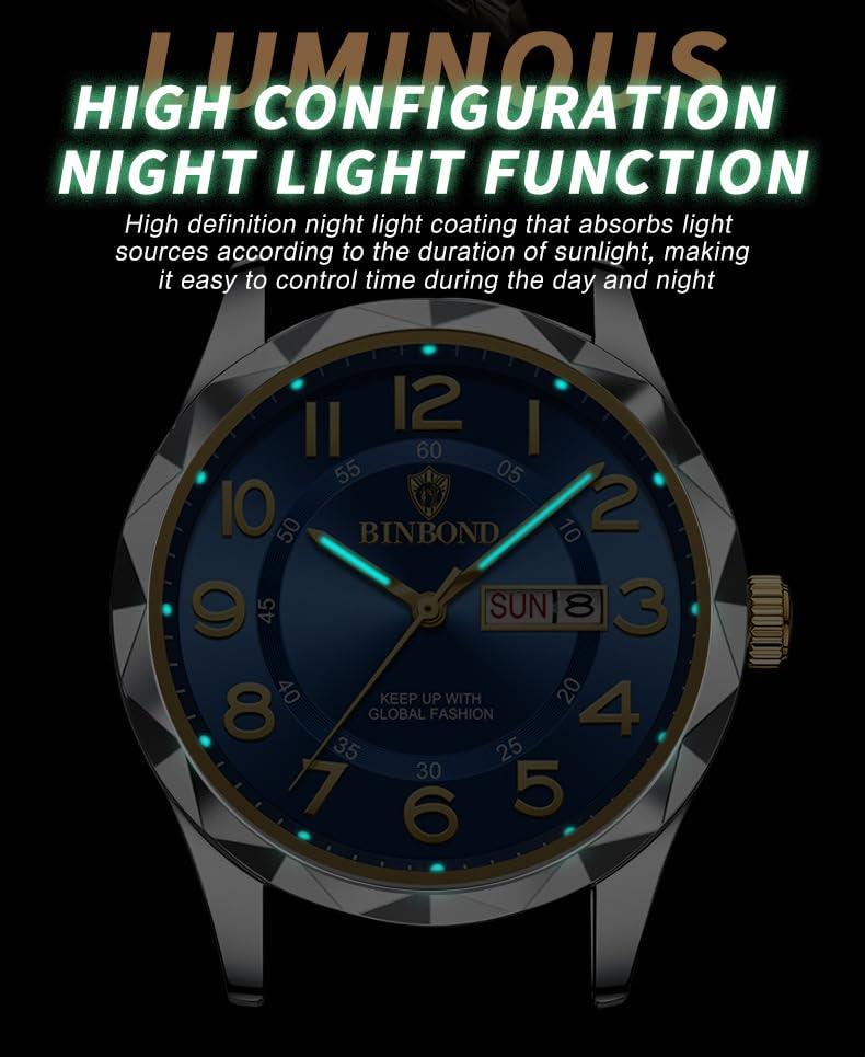 Men's Stainless Steel Quartz Watch