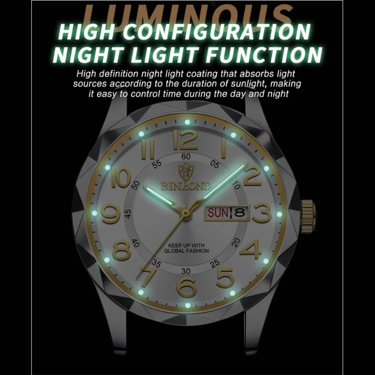 Men's Stainless Steel Quartz Watch