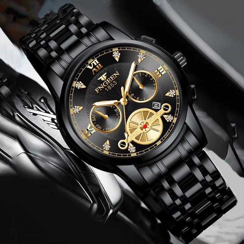 Luxury Men's Stainless Steel Watch