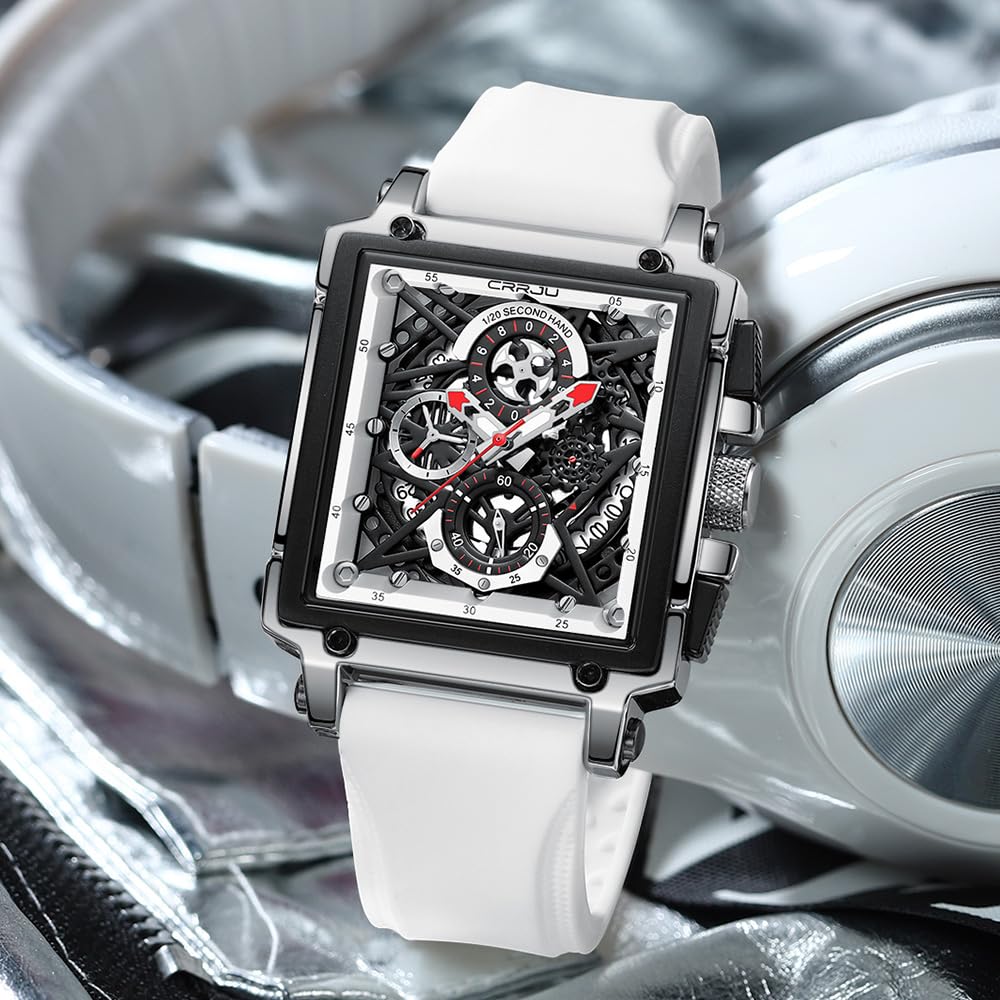 CRRJU Men's Luxury Chronograph Watch