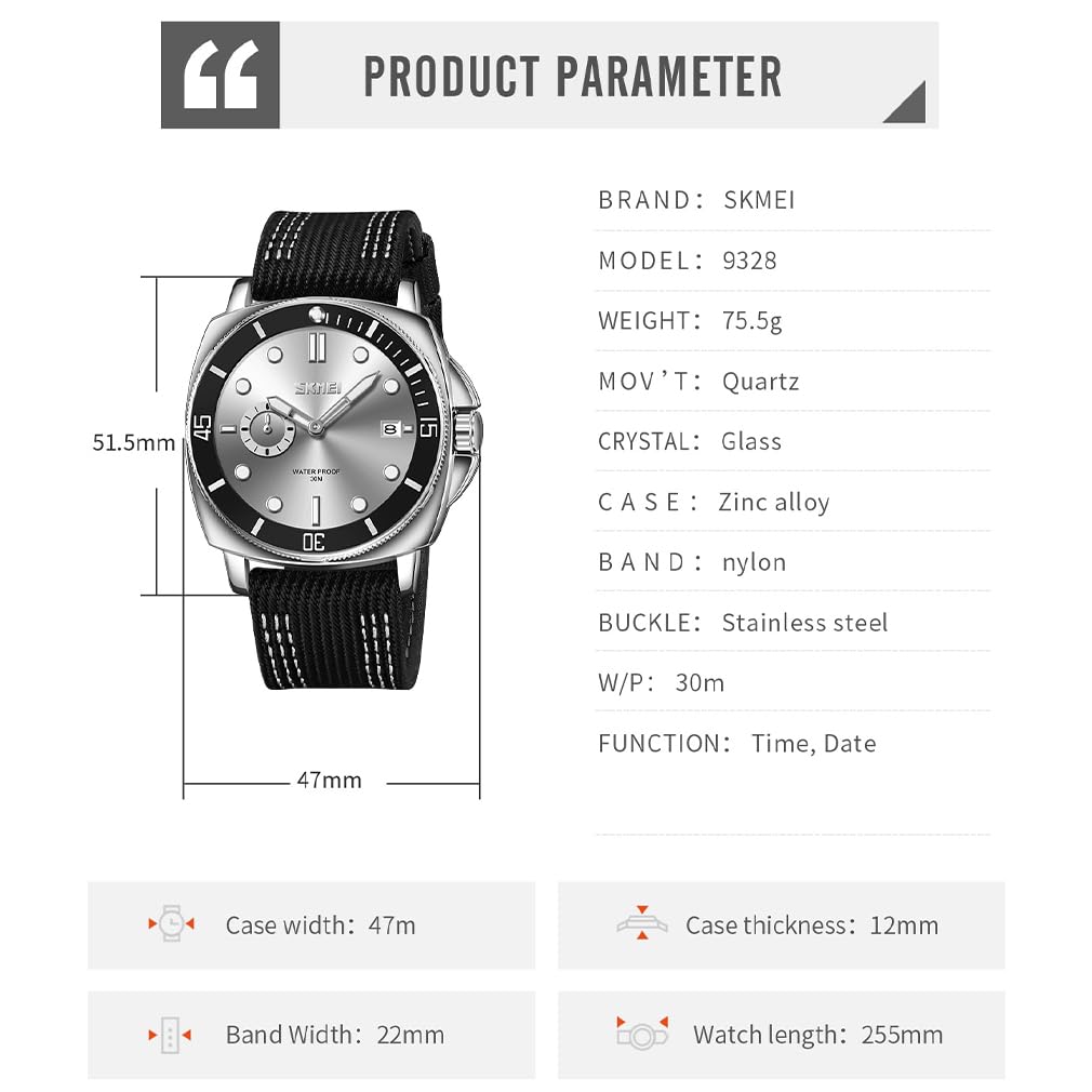 SKMEI Men's Black Sport Watch