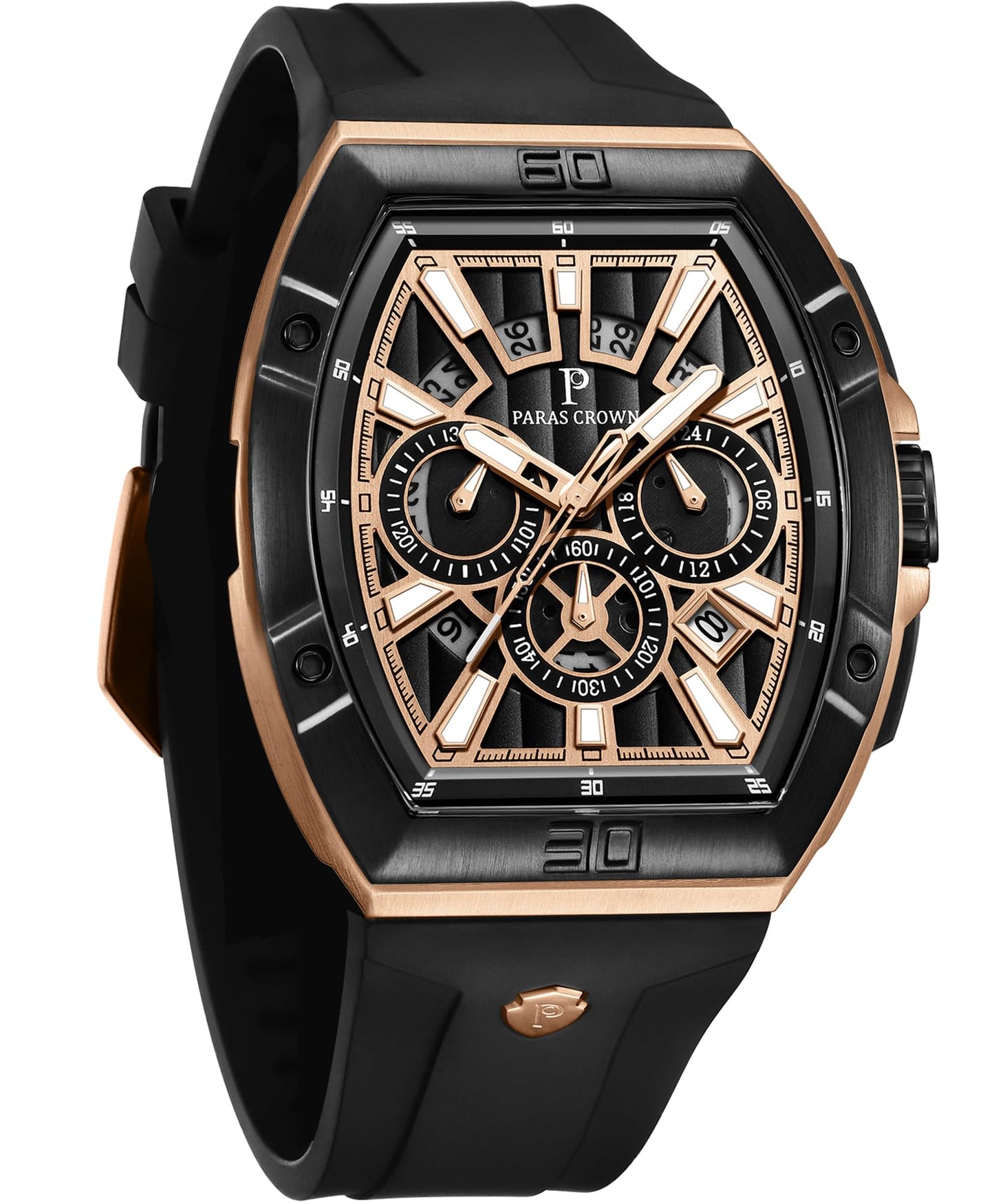 Men's Luxury Quartz Tonneau Watch