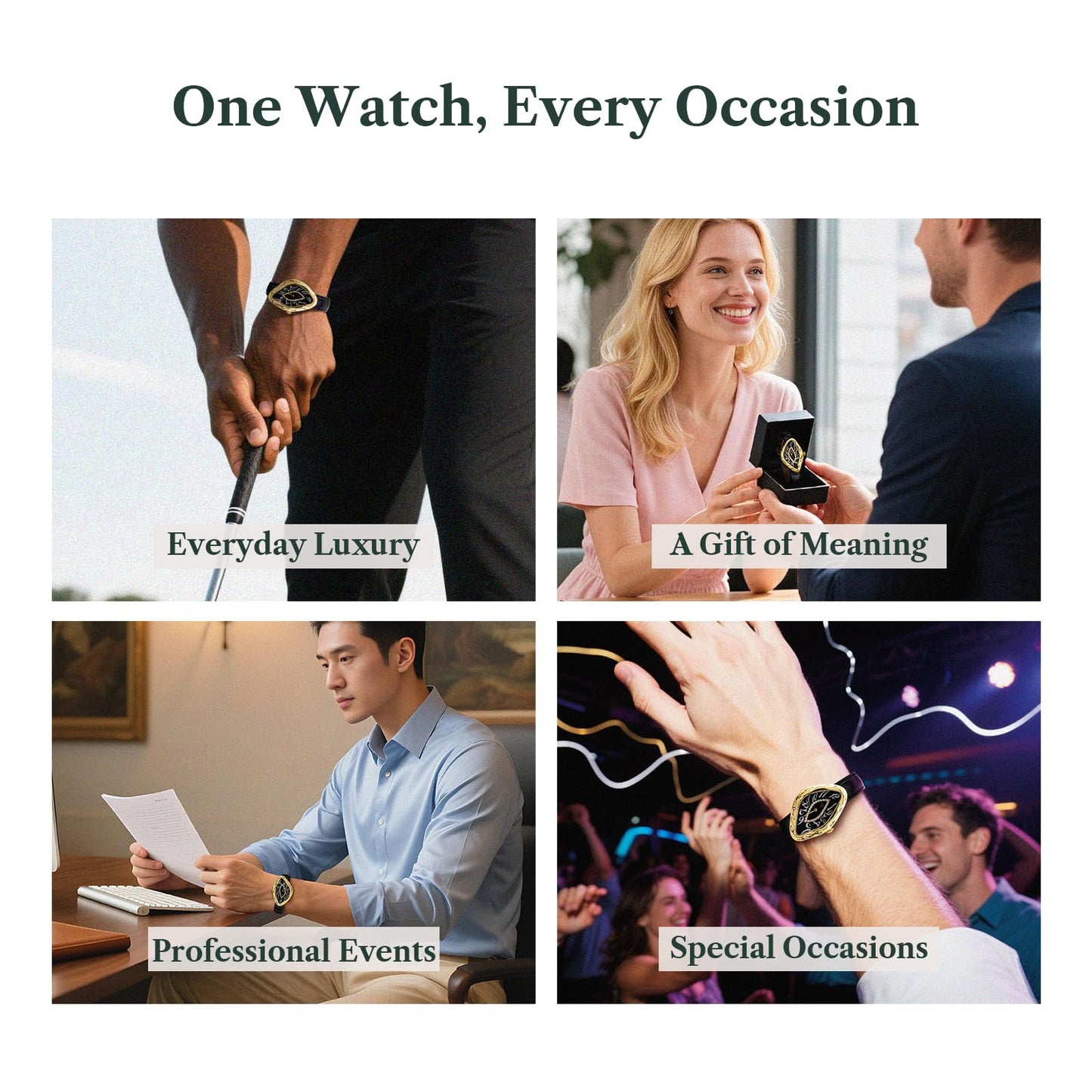 Pascal Paradoxe Diamond Swiss Quartz Watch