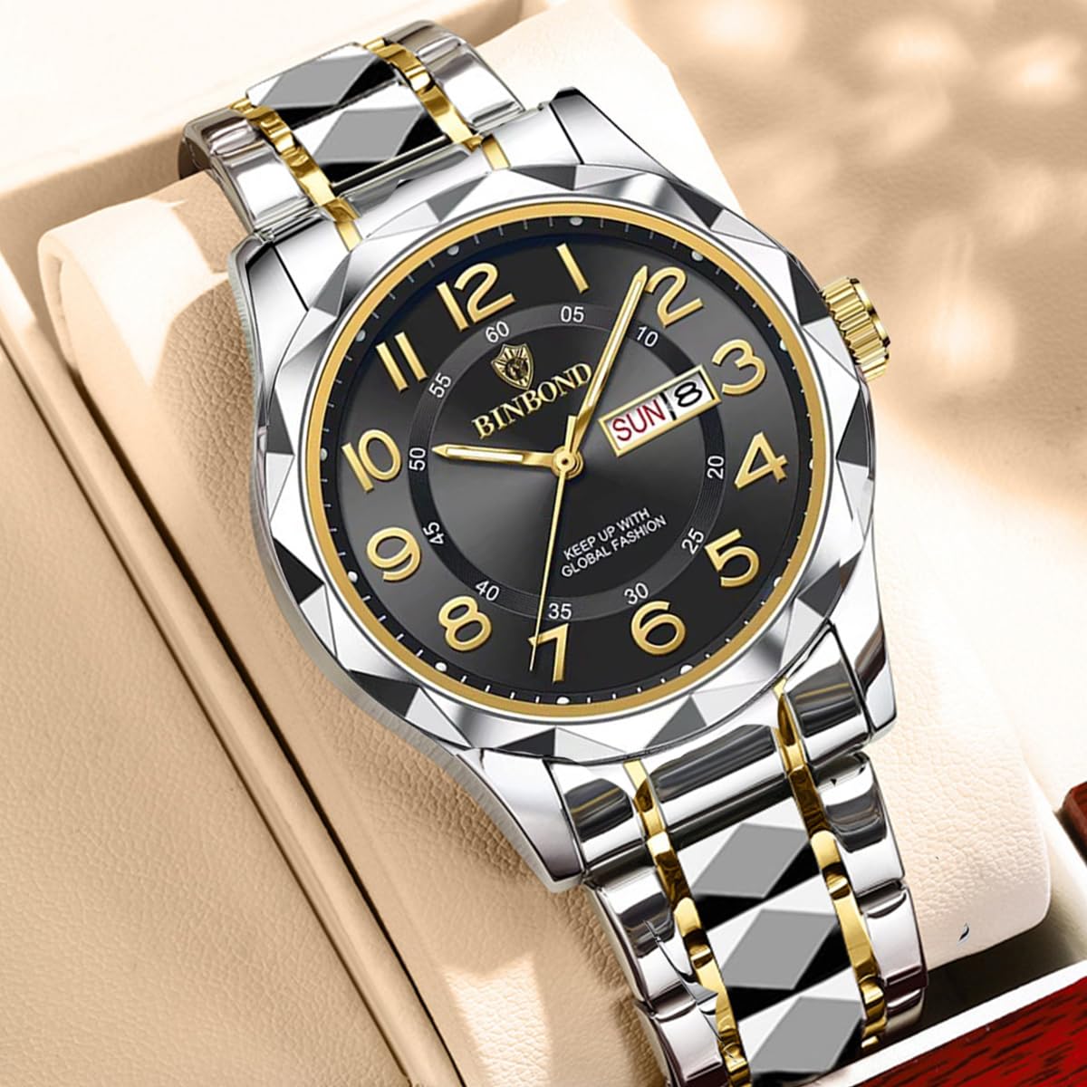 Men's Stainless Steel Quartz Watch