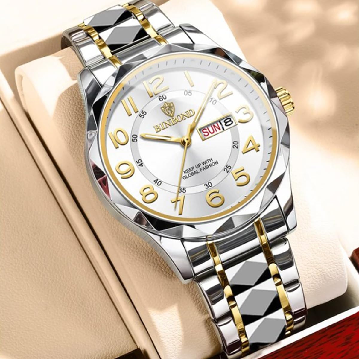 Men's Stainless Steel Quartz Watch