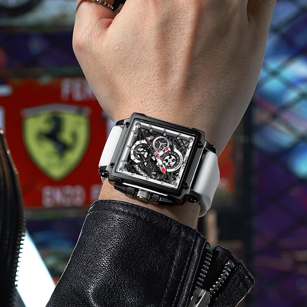 CRRJU Men's Luxury Chronograph Watch