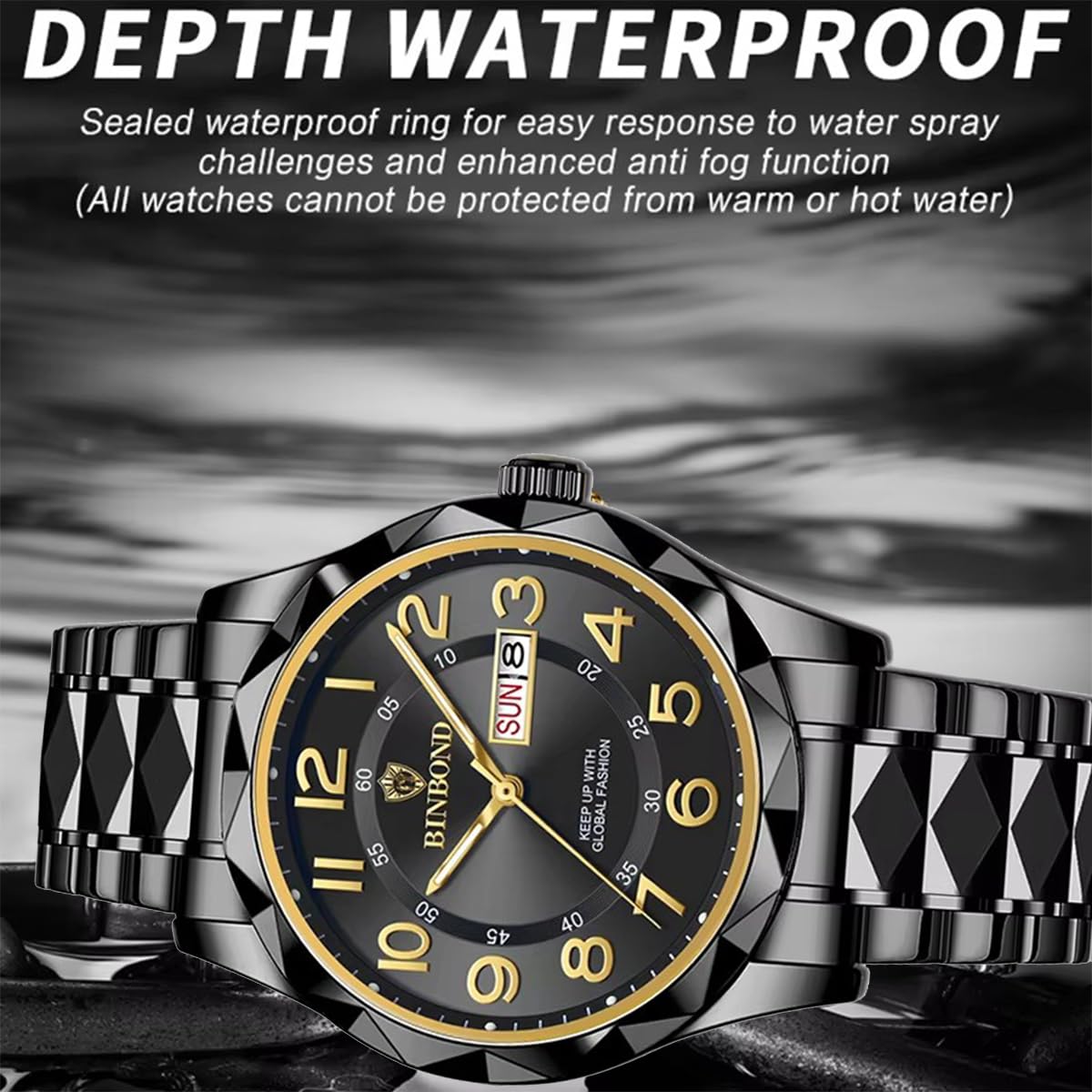 Men's Stainless Steel Quartz Watch