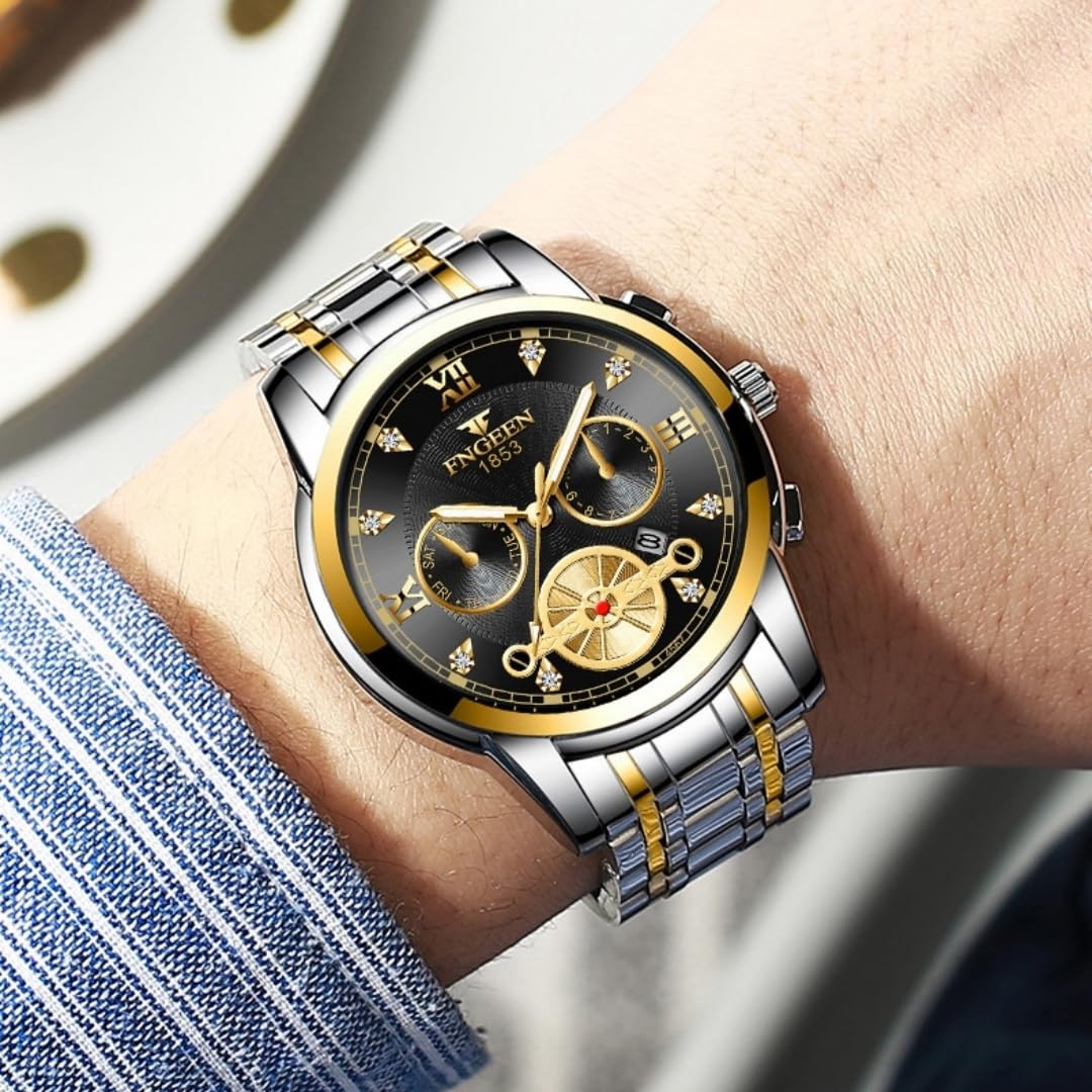 Luxury Men's Stainless Steel Watch