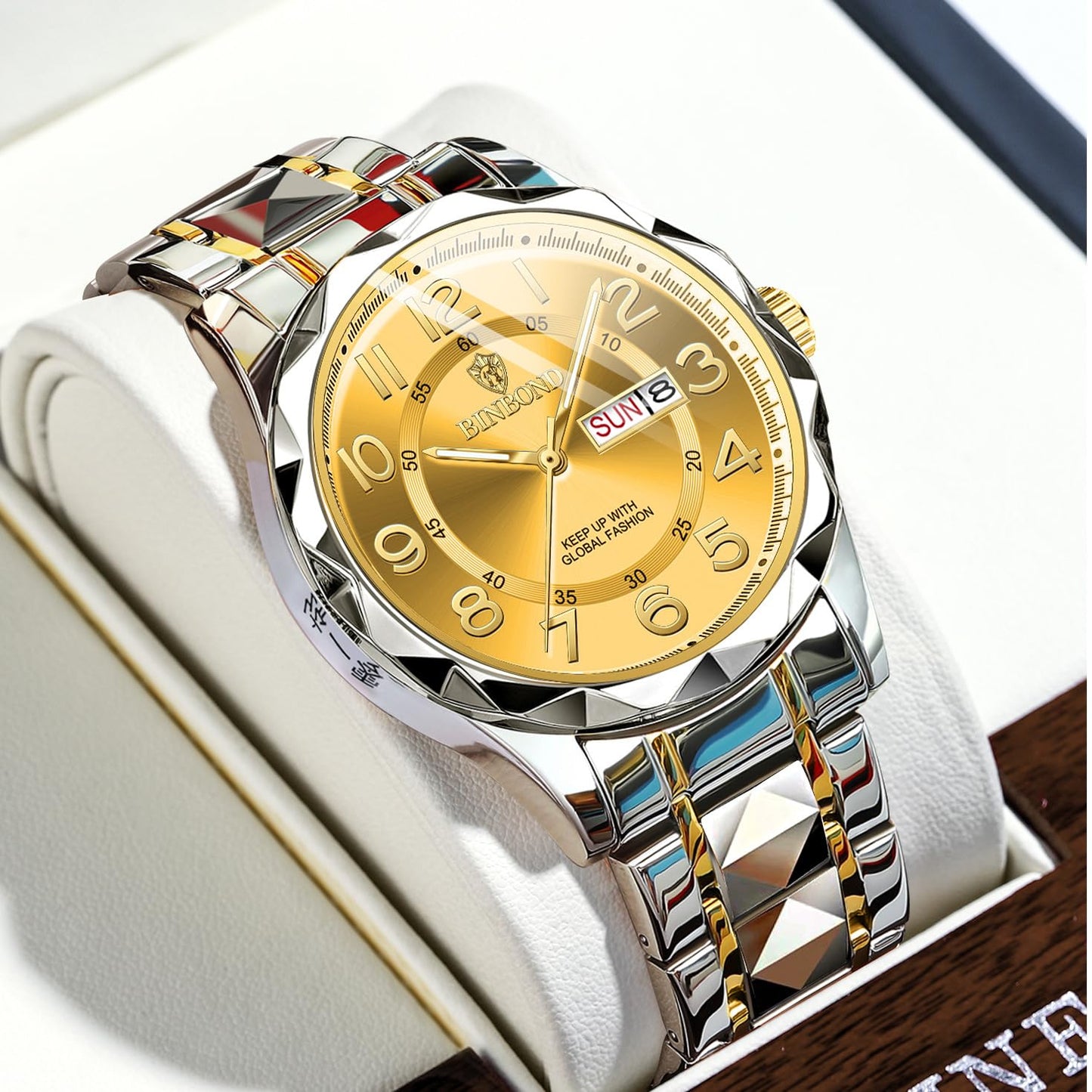 Men's Stainless Steel Quartz Watch