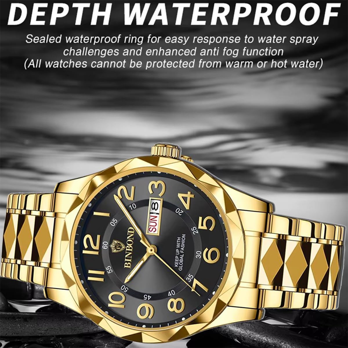 Men's Stainless Steel Quartz Watch