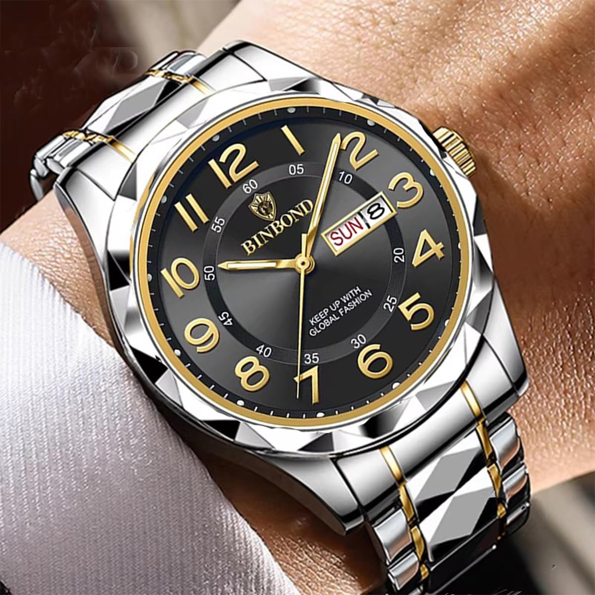Men's Stainless Steel Quartz Watch