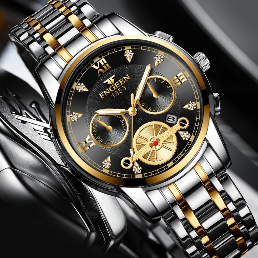 Luxury Men's Stainless Steel Watch