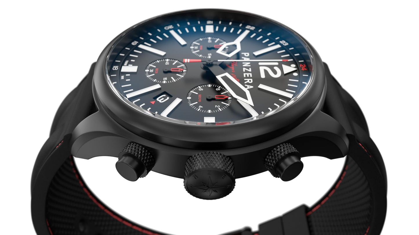 Flieger 46C Men’s Pilot Quartz Watch