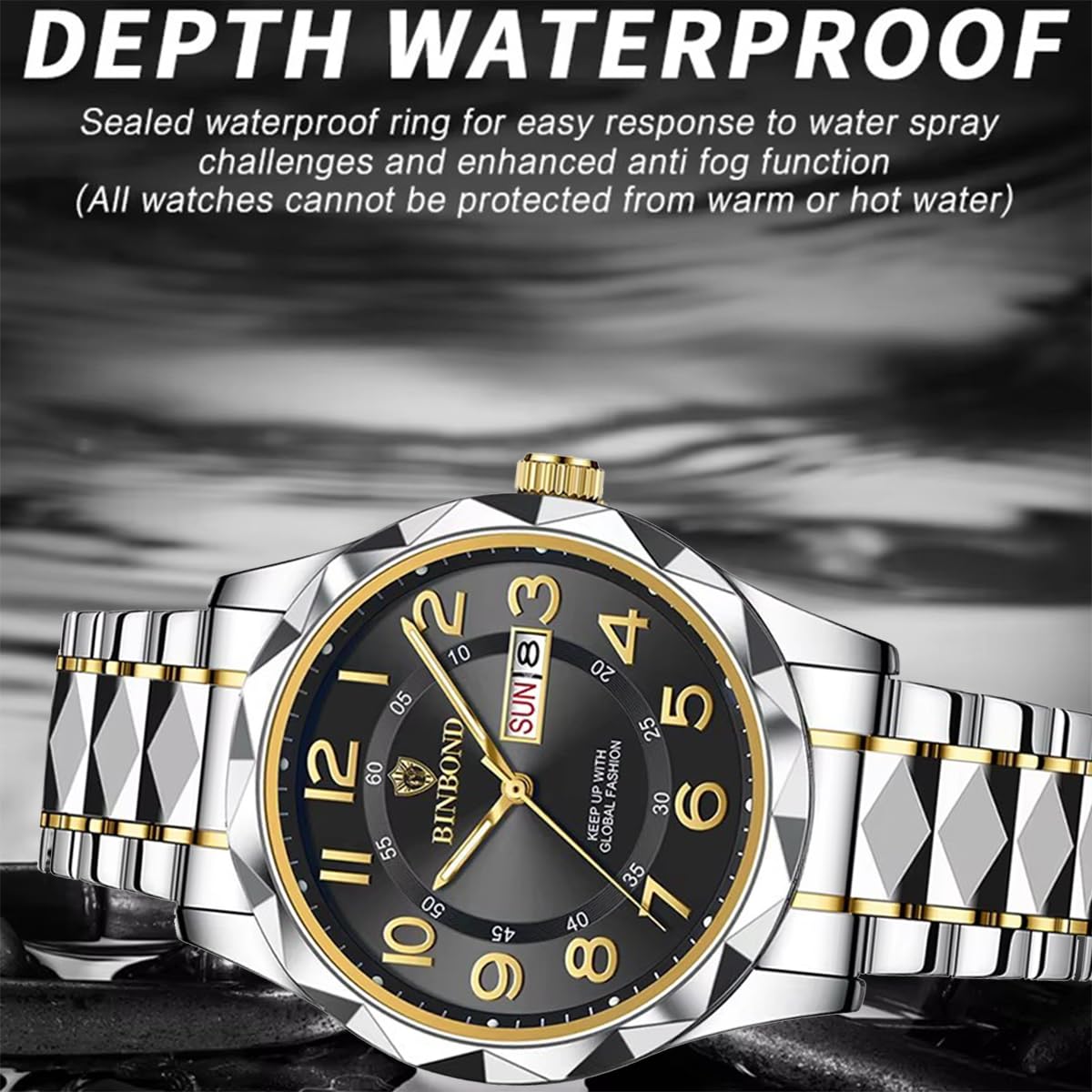 Men's Stainless Steel Quartz Watch