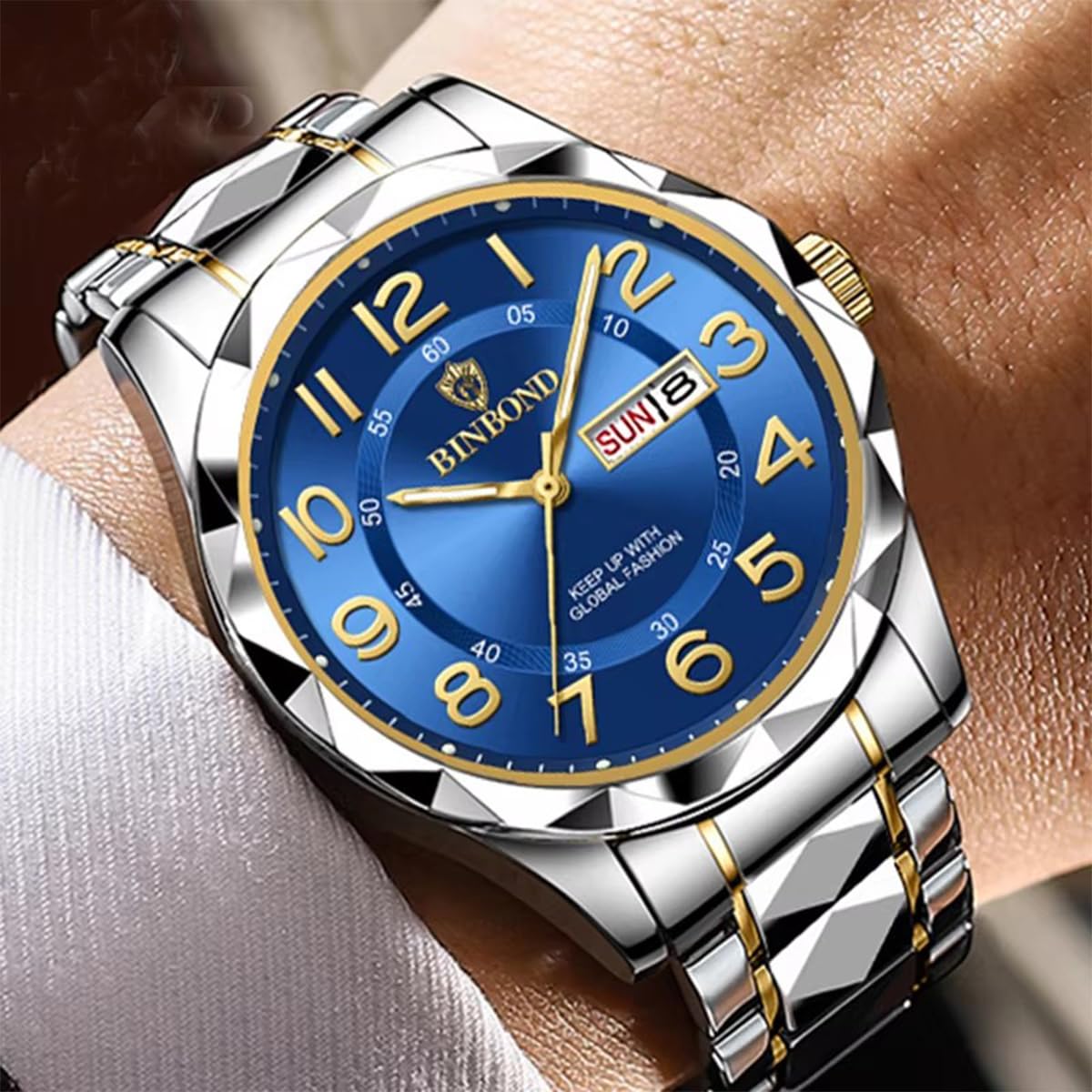 Men's Stainless Steel Quartz Watch