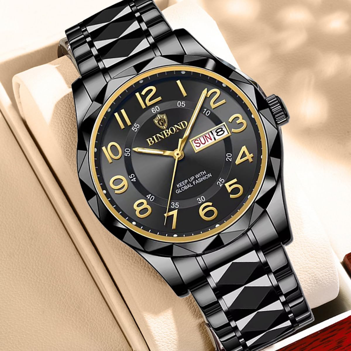 Men's Stainless Steel Quartz Watch