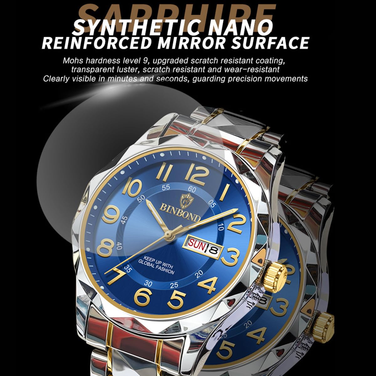 Men's Stainless Steel Quartz Watch