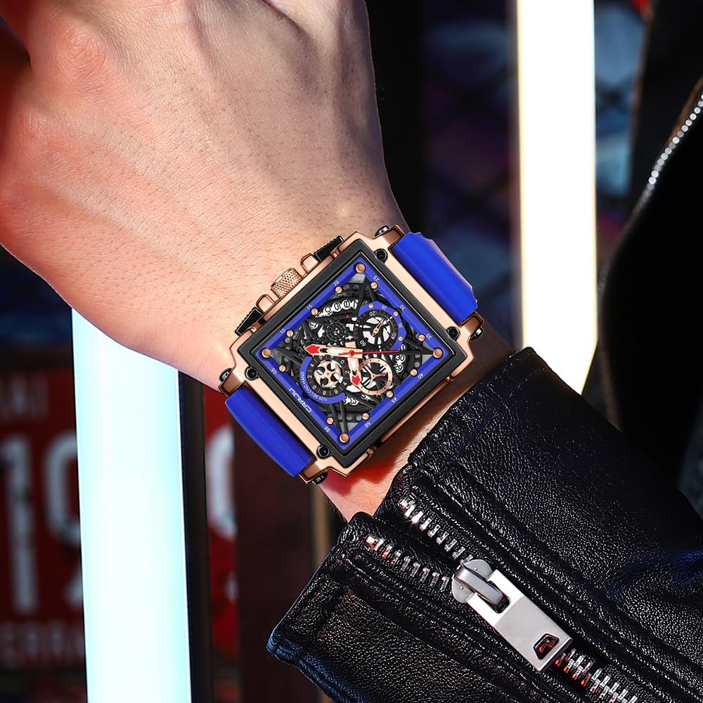 CRRJU Men's Luxury Chronograph Watch