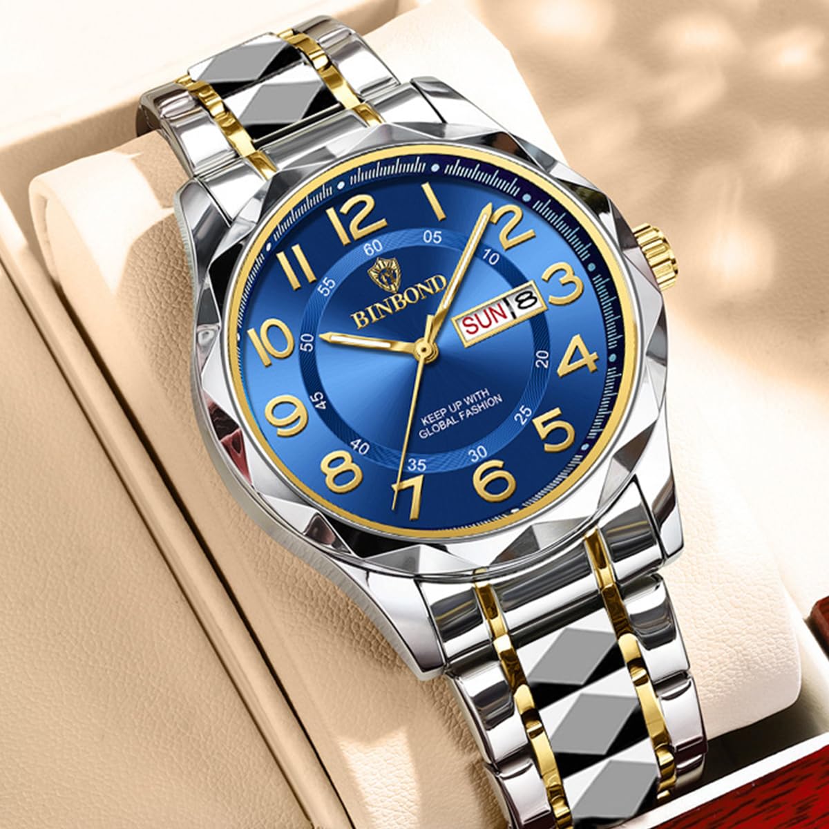 Men's Stainless Steel Quartz Watch