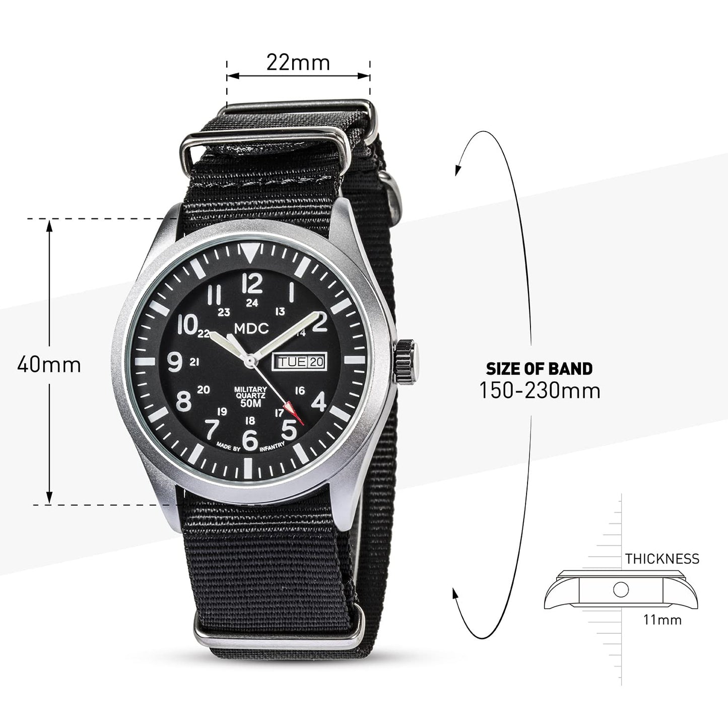 Infantry Men's Military Field Watch