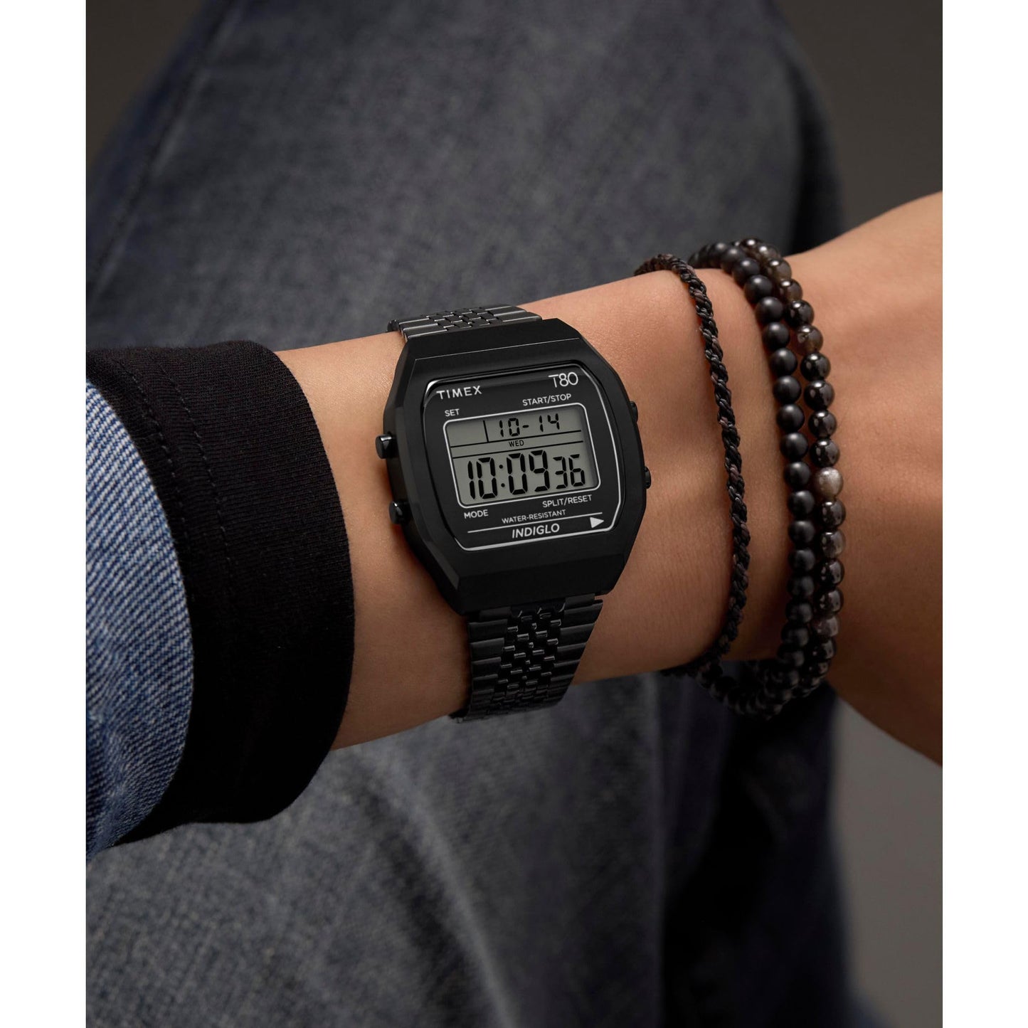 Timex Unisex T80 Steel 36mm Watch