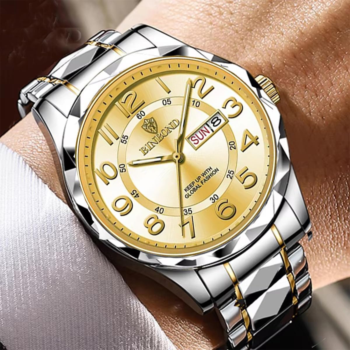 Men's Stainless Steel Quartz Watch