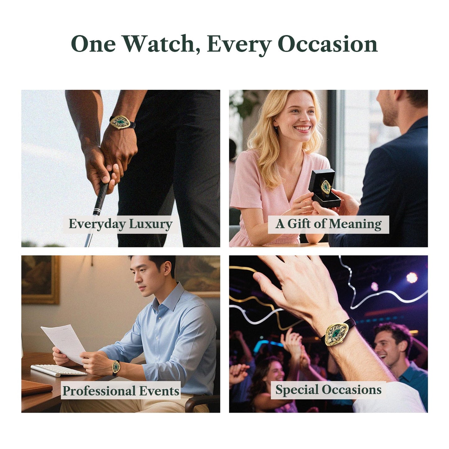 Pascal Paradoxe Diamond Swiss Quartz Watch