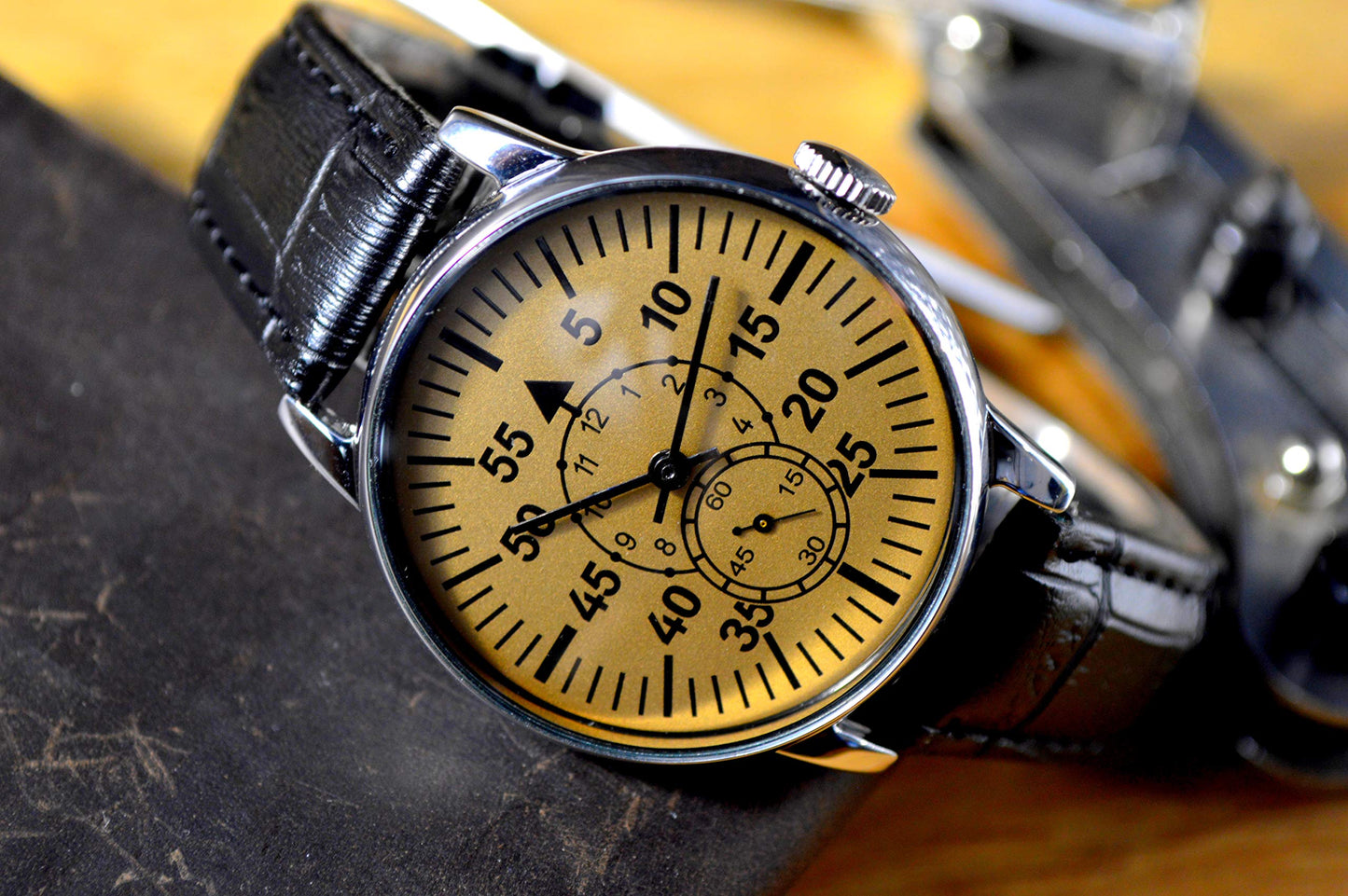 Pobeda Military Aviator Vintage Men’s Watch USSR