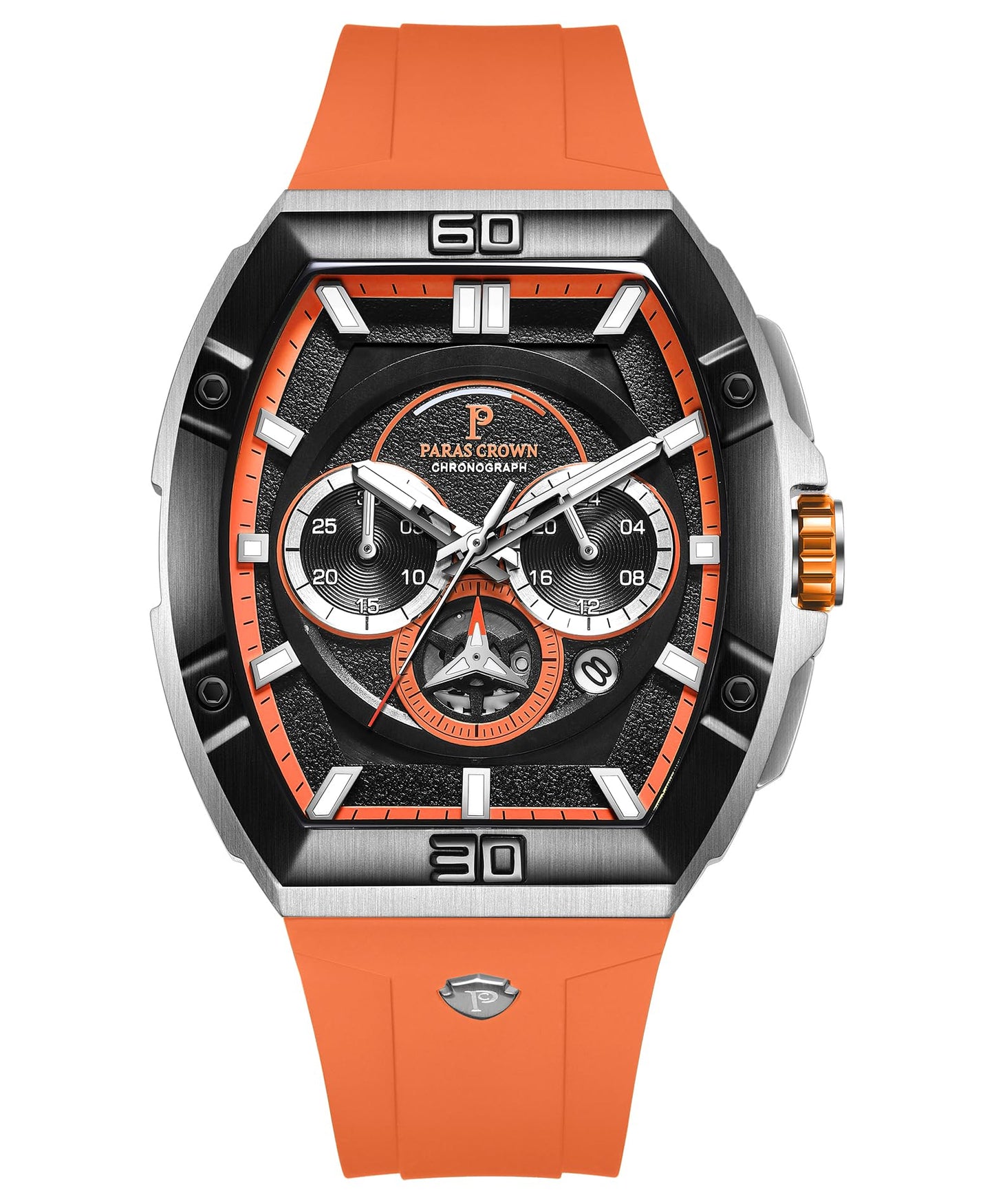 Men's Luxury Quartz Tonneau Watch