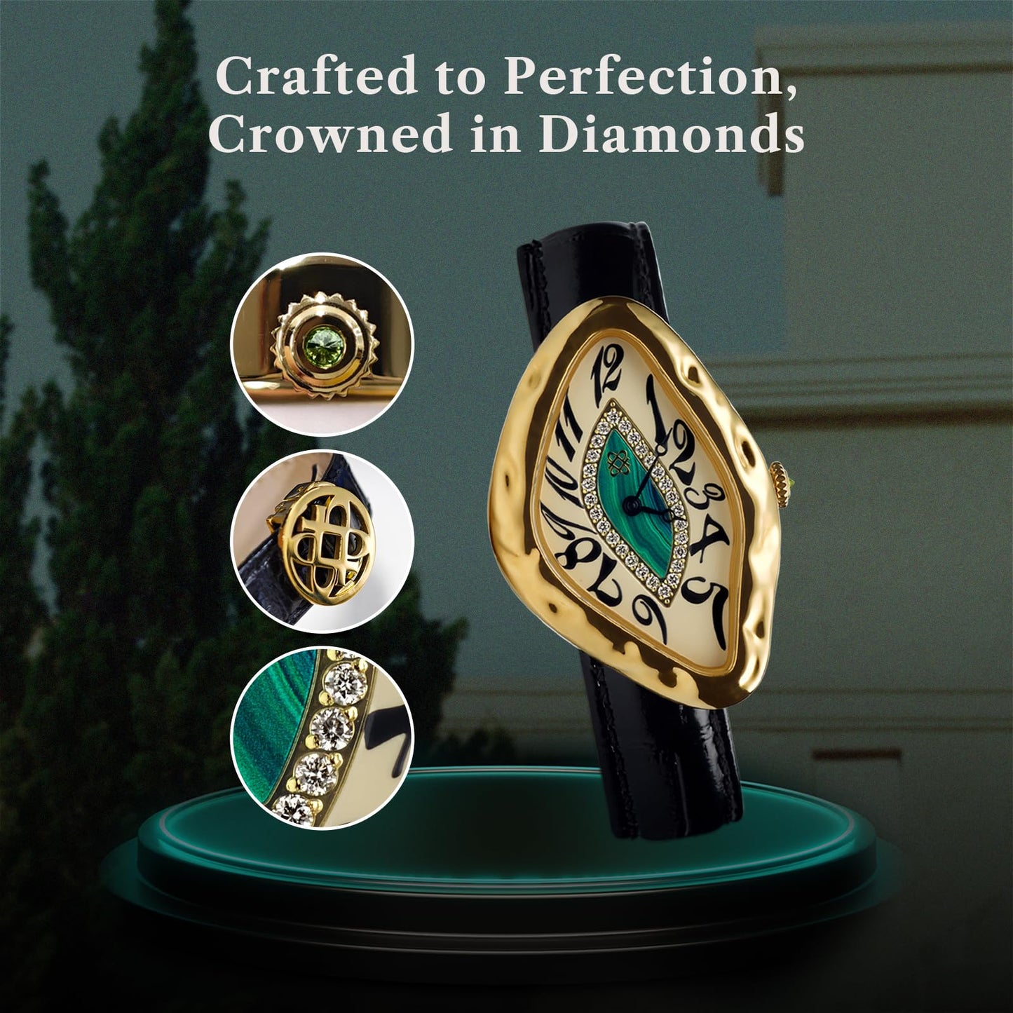 Pascal Paradoxe Diamond Swiss Quartz Watch