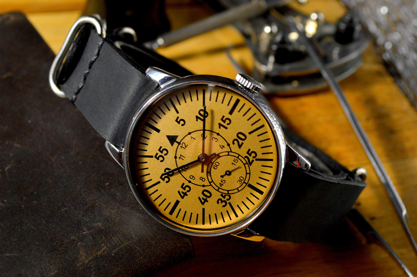 Pobeda Military Aviator Vintage Men’s Watch USSR