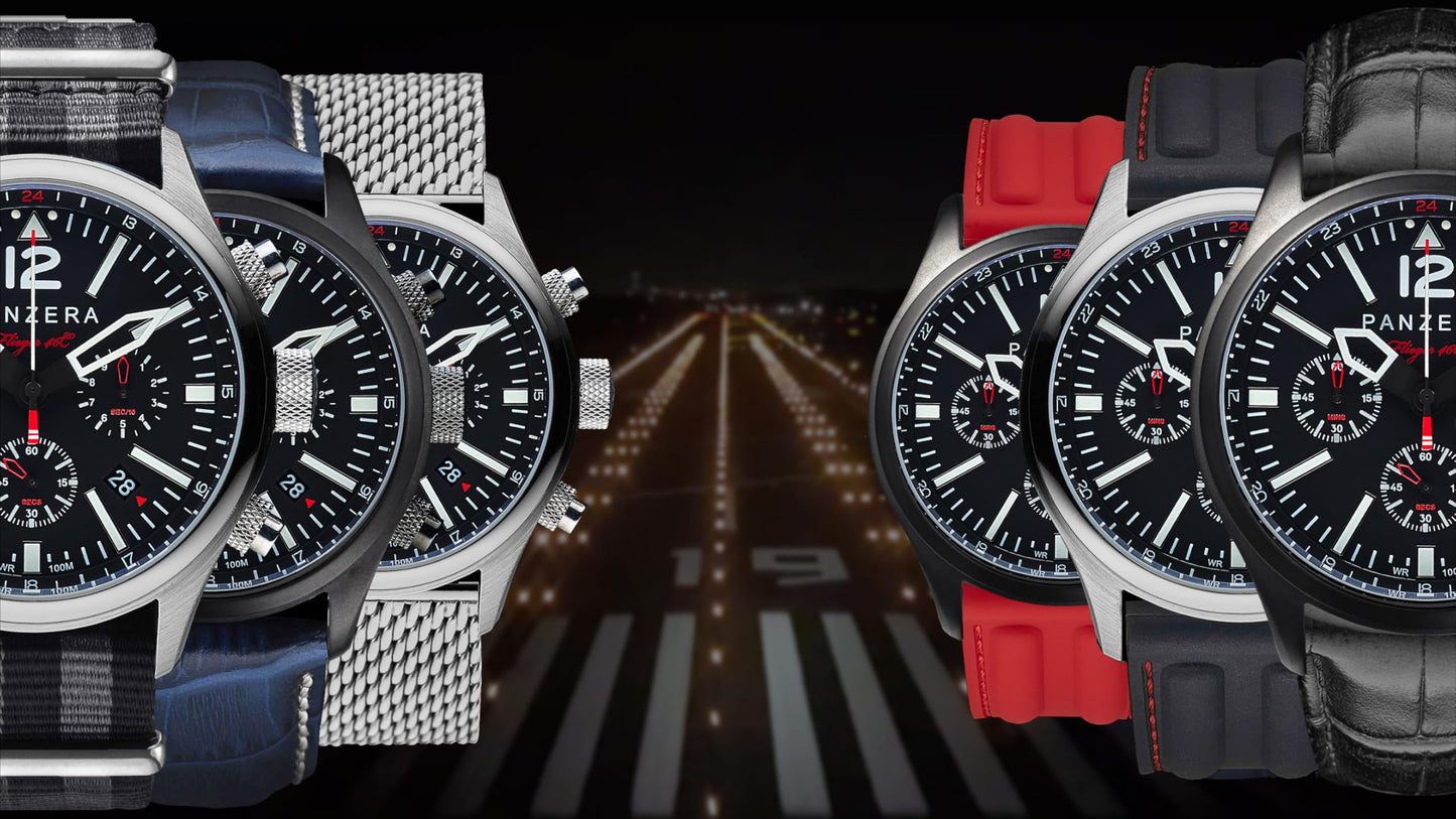 Flieger 46C Men’s Pilot Quartz Watch
