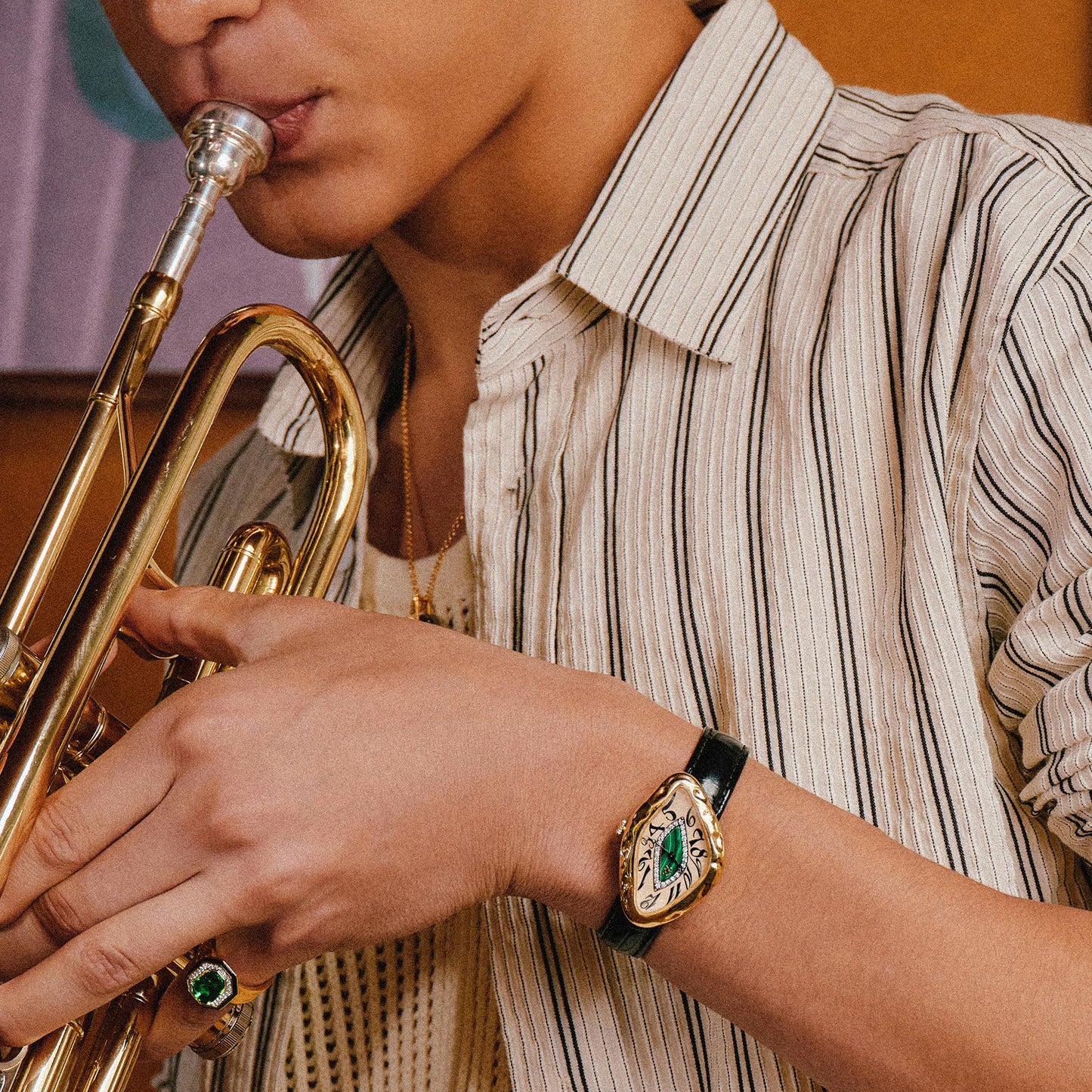 Pascal Paradoxe Diamond Swiss Quartz Watch